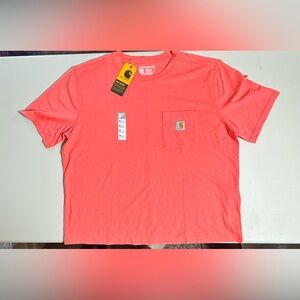 Carhartt Women’s Loose Fit Tencel Tee Shirt Green Size M NWT